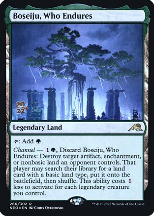 Boseiju, Who Endures 266, Prerelease Cards