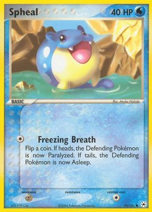 Spheal 74/101, EX Hidden Legends