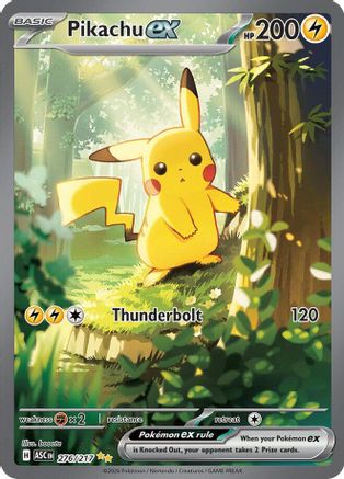 Pikachu ex - 276/217, ME: Ascended Heroes