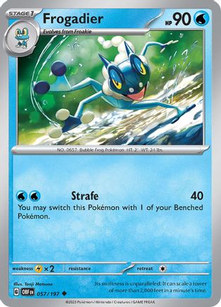 Frogadier 057/197, SV03: Obsidian Flames