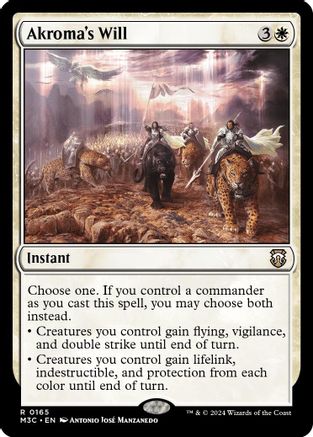 Akroma's Will 165, Commander: Modern Horizons 3