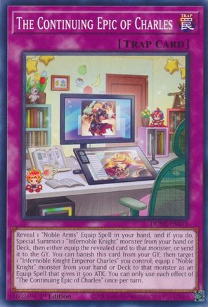 The Continuing Epic of Charles DUNE-EN072, Duelist Nexus