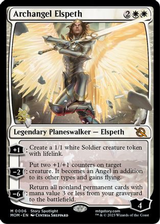 Archangel Elspeth, Prerelease Cards
