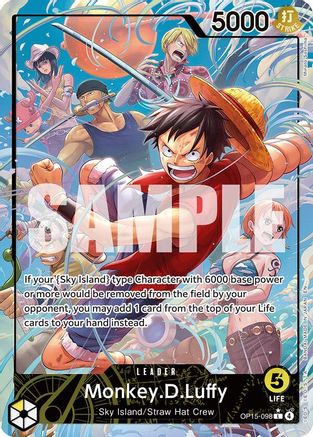 Monkey.D.Luffy (OP15-098) (Alternate Art), Adventure on Kami's Island