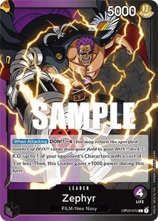 Zephyr OP02-072, Paramount War
