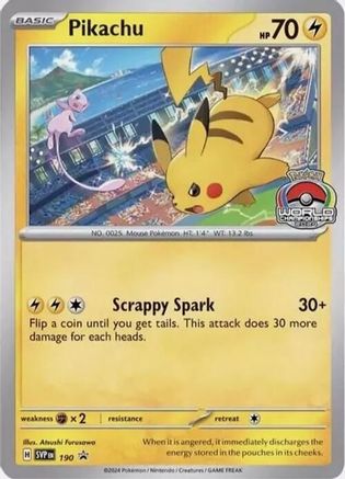 Pikachu 190, SV: Scarlet & Violet Promo Cards