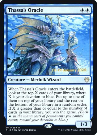 Thassa's Oracle 73, Prerelease Cards