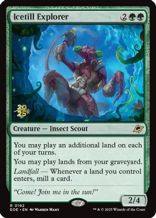 Icetill Explorer 192, Prerelease Cards
