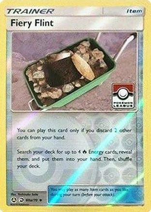 Fiery Flint - 60a/70 (Pokemon League) 060a/070, League & Championship Cards