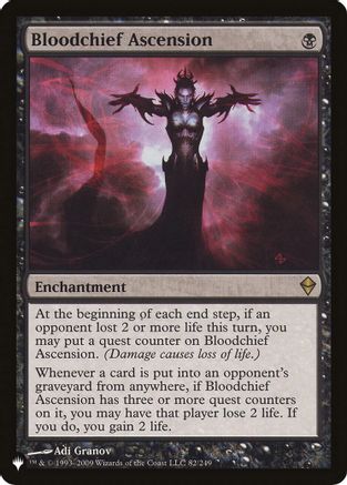Bloodchief Ascension 82/249, The List Reprints