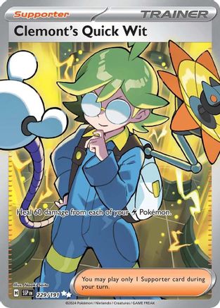 Clemont's Quick Wit 229/191, SV08: Surging Sparks