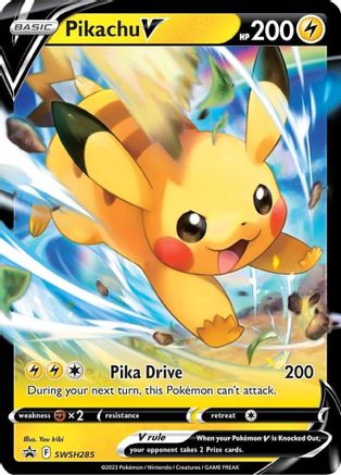 Pikachu V SWSH285, SWSH: Sword & Shield Promo Cards