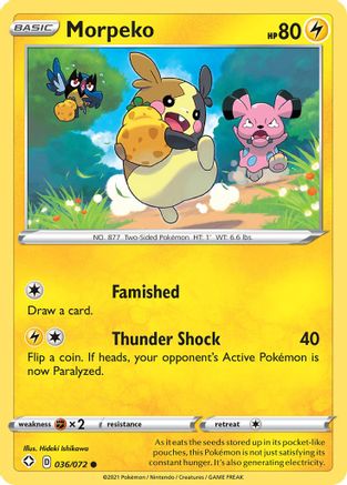 Morpeko (036) 036/072, Shining Fates
