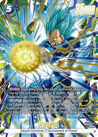 Vegeta - FB09-045 (Alternate Art), Dual Evolution