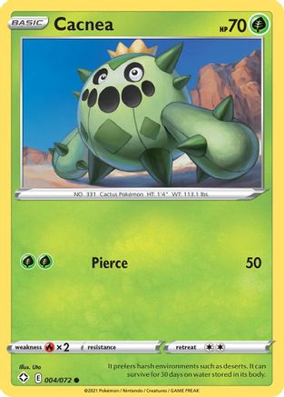 Cacnea 004/072, Shining Fates
