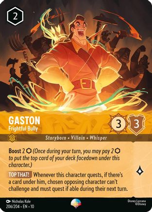 Gaston - Frightful Bully (Epic) 206/204, Whispers in the Well