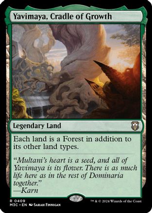 Yavimaya, Cradle of Growth 409, Commander: Modern Horizons 3