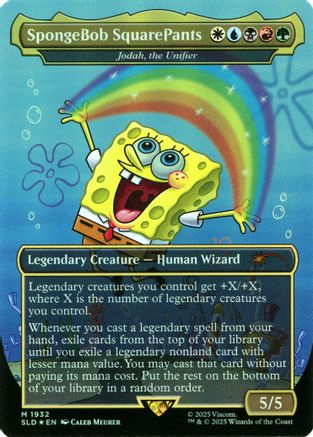 SpongeBob SquarePants - Jodah, the Unifier (Rainbow Foil) 1932, Secret Lair Drop Series