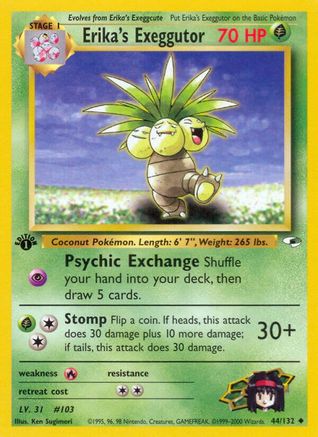 Erika's Exeggutor 044/132, Gym Heroes