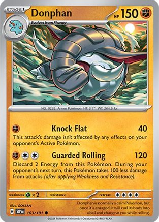 Donphan 103/191, SV08: Surging Sparks