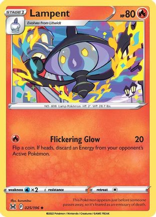Lampent 025/196, SWSH11: Lost Origin