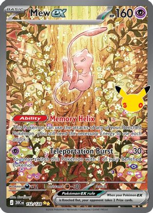 Mew ex - 152/128, ME: 30th Celebration