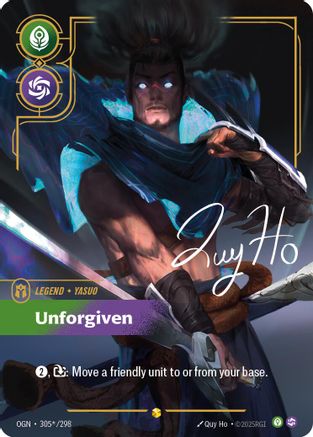 Yasuo, Unforgiven (Signature), Origins