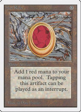 Mox Ruby, Unlimited Edition