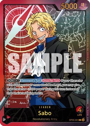 Sabo (SP) OP05-001, Extra Booster: Anime 25th Collection