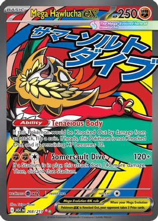 Mega Hawlucha ex 268/217, ME: Ascended Heroes