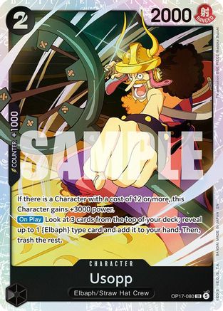 Usopp OP17-080, The World's Strongest Warriors