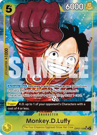 Monkey.D.Luffy (109) (Parallel) OP07-109, 500 Years in the Future