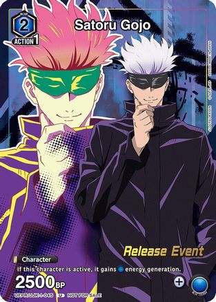 Satoru Gojo (Release Event Participation) UEPR/JJK-1-045, UE03BT: Jujutsu Kaisen Release Event Cards