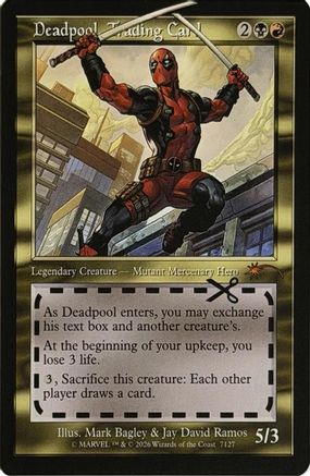 Deadpool, Trading Card (7127) 7127, Secret Lair Drop Series
