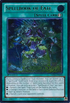 Spellbook of Fate (UTR) ABYR-EN059, Abyss Rising