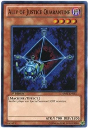 Ally of Justice Quarantine HA03-EN051, Hidden Arsenal 3