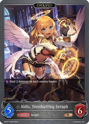 Aldis, Trendsetting Seraph (Evolved) BP07-115EN, BP07: Verdant Steel