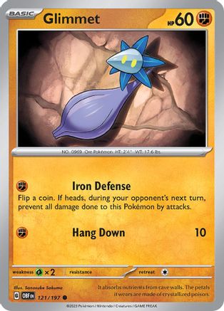 Glimmet 121/197, SV03: Obsidian Flames