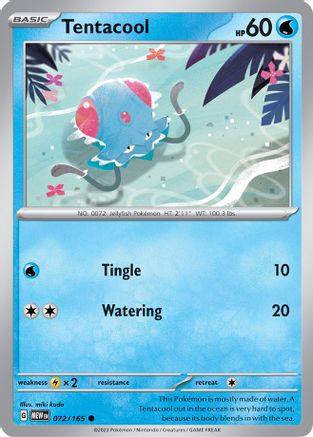 Tentacool 072/165, SV: Scarlet & Violet 151