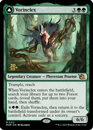 Vorinclex 213, Prerelease Cards