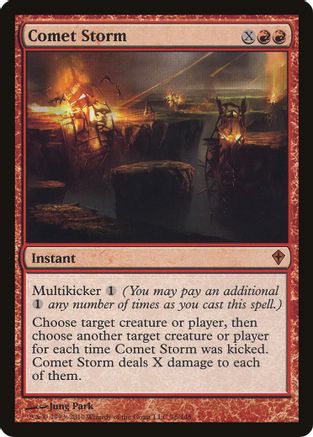 Comet Storm (Worldwake) 76, Oversize Cards