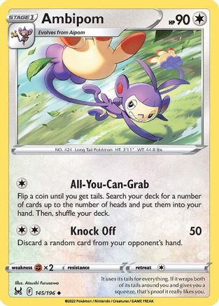 Ambipom 145/196, SWSH11: Lost Origin