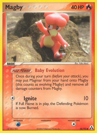 Magby, EX Legend Maker