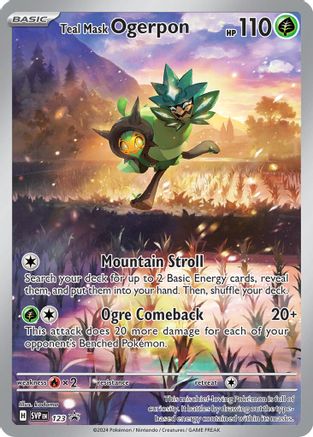 Teal Mask Ogerpon 123, SV: Scarlet & Violet Promo Cards