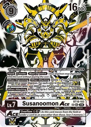 Susanoomon ACE (Textured) BT18-102 SEC, Release Special Booster 2.0