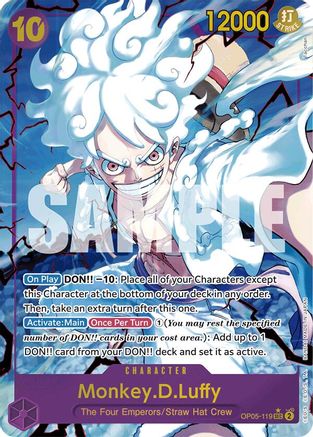 Monkey.D.Luffy (OP05-119) (Alternate Art), Premium Booster -The Best-