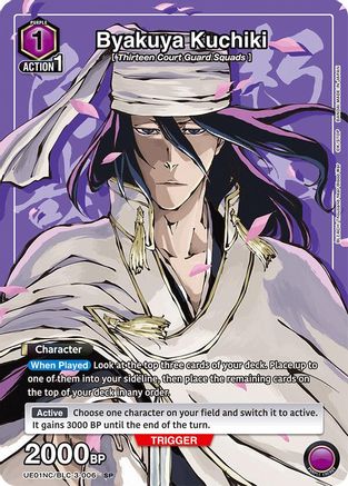 Byakuya Kuchiki UE01NC/BLC-3-006, UE01NC: New Card Selection: BLEACH: Thousand-Year Blood War
