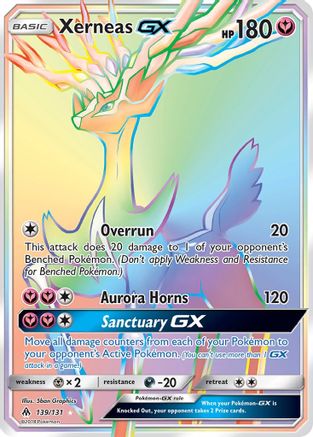 Xerneas GX (Secret) 139/131, SM - Forbidden Light
