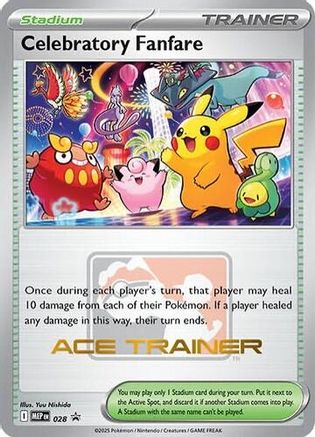 Celebratory Fanfare (Ace Trainer), ME: Mega Evolution Promo