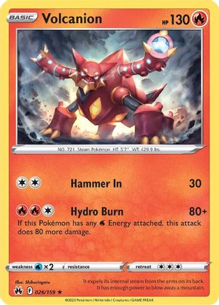 Volcanion 026/159, SWSH: Crown Zenith